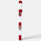 Visser esthetische rode gestreepte Case-Mate iPhone case (Achterkant / Rechts)