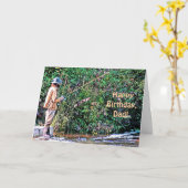 VISSER - "GELUKKIGE VERJAARDAG, PAPA" (FOTO) KAART (Gele Bloem)