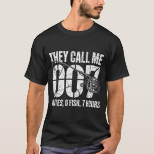Visser Grappige Vader Ze Noemen Me 007 Grappig Vis T-shirt