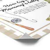 Visser - hoe groot is mama's buik spel poster (Hoek)