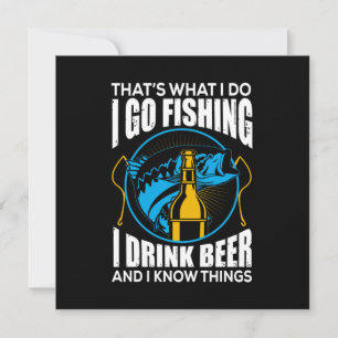 Visser Ik Ga Vissen Ik Drink Bier Kaart