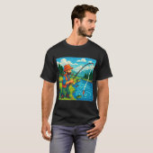 Visser in het wild t-shirt (Voorkant volledig)