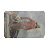 Visser in zijn boot (door Vincenzo Caprile) Badmat (Voorkant)