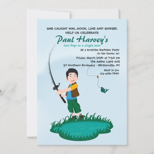 Visser Invitatie Kaart (Voorkant)