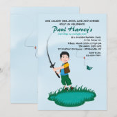 Visser Invitatie Kaart (Voorkant / Achterkant)