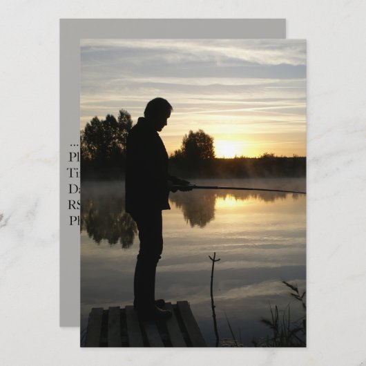 visser kaart (Voorkant / Achterkant)