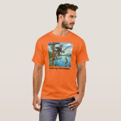 Visser Kabelwerker Grappig Lijnwerker Ontwerp T-shirt (Voorkant volledig)