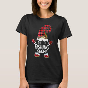 Visser kabouter Buffalo geruite bijpassende famili T-shirt
