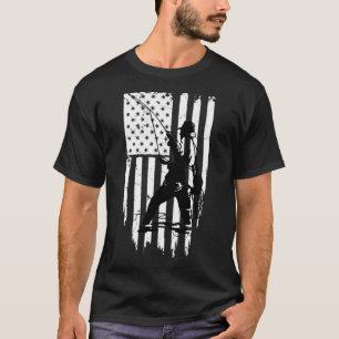 Visser Man Vlag Grappig T-shirt
