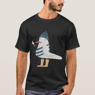 Visser meeuw t-shirt