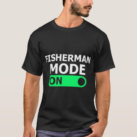 Visser Modus Aan T-shirt (Voorkant)