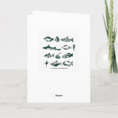 Visser Notenkraker Happy Birthday Kaart (Achterkant)