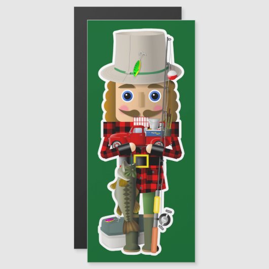 Visser Notenkraker met kleine rode vrachtwagen (Voorkant / Achterkant)