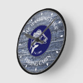 Visser of Familie Cabine Wandklok (Hoek)