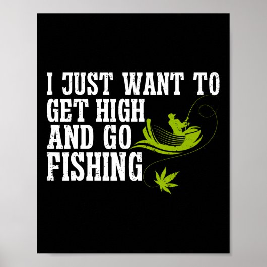 Visser Onkruid Visser Angler 1 Poster (Voorkant)
