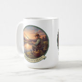 Visser ontspant mok cadeau (Voorkant links)