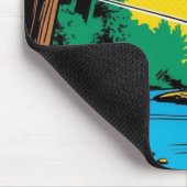 Visser op de Riverbank Muismat (Hoek)