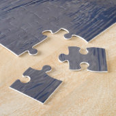 Visser op een meer in Guyana. Legpuzzel (Zijkant)