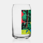 Visser op Riverbank Beer Can Blikvorm Glas (Rechts)