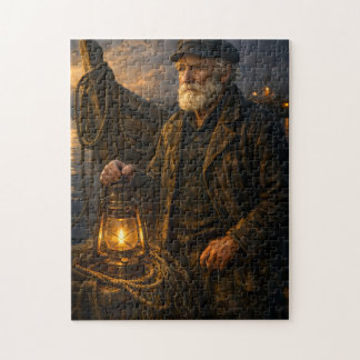 Visser op zee-puzzel legpuzzel