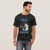 Visser Opa Grappig Reel Cool Opa Vis T-shirt (Voorkant volledig)
