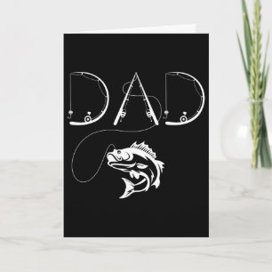 Visser Papa Grappig Vadersdag Cadeau Voor Vissen Kaart