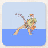 Visser papier onderzetters (Voorkant)