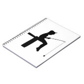 Visser Silhouet Jongen Notitieboek (Linkerzijde)