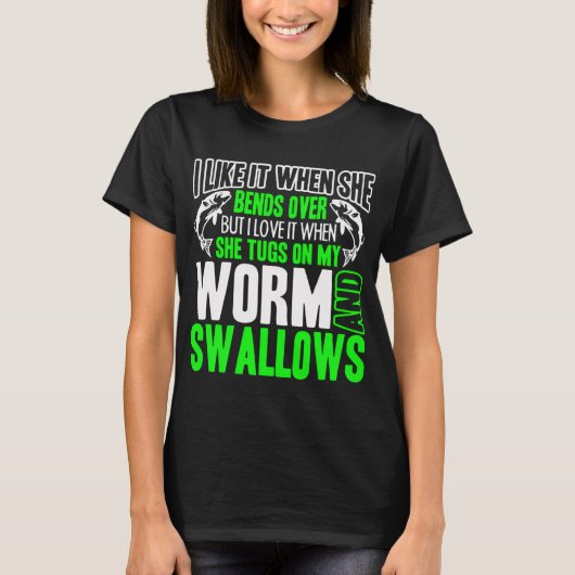 Visser Silhouet T-shirt (Voorkant)