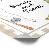 Visser - snoep en traktaties baby shower poster (Hoek)