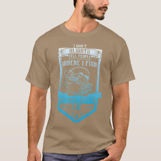 Visser Sportvisser Petri Heil Vishaak retro T-shirt