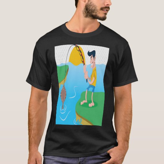 Visser T-shirt (Voorkant)
