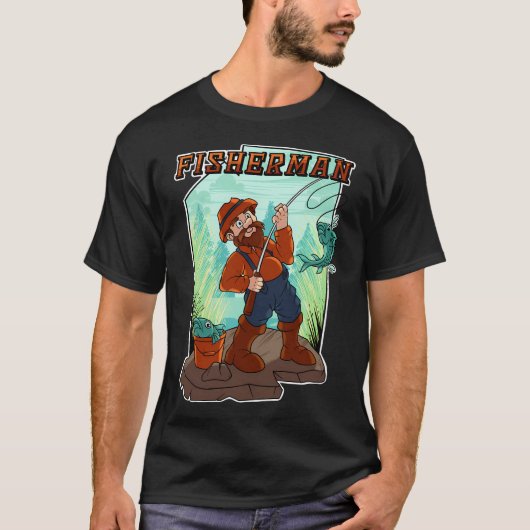 VISSER T-SHIRT (Voorkant)