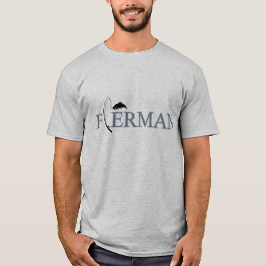 Visser T-Shirt – Klassieke Ontwerp voor Visliefheb (Voorkant)