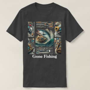 Visser T-Shirt Voor Mannen