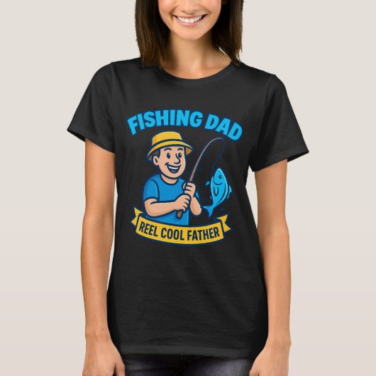 Visser Vader – Reel Coole Vader T-shirt (Voorkant)