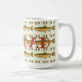Visser Vader Forel Patroon Koffiemok