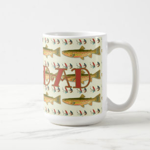Visser Vader Forel Patroon Koffiemok