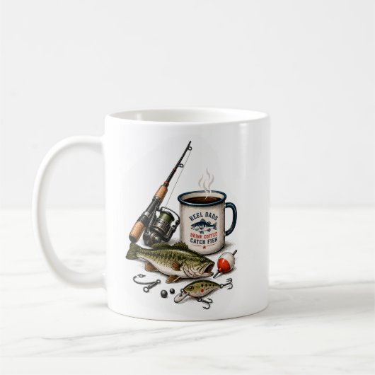 Visser Vader Modus Koffiemok (Links)