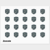 Visser Vaderdag Geschenk Ronde Sticker (Vel)