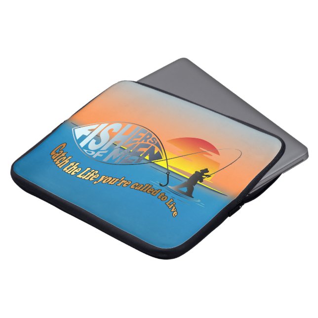 Visser van Mannen | 15 inch Laptop Sleeve (Voorkant top)