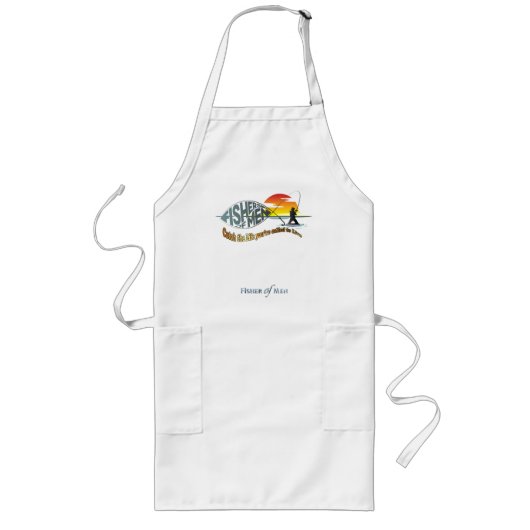 Visser van Mannen | Aangepast lang Schort (Voorkant)