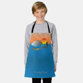 Visser van Mannen | All-over print Schort, klein Schort (Gedragen)