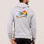 Visser van Mannen | Mannen Full-zip Hoodie (Achterkant)