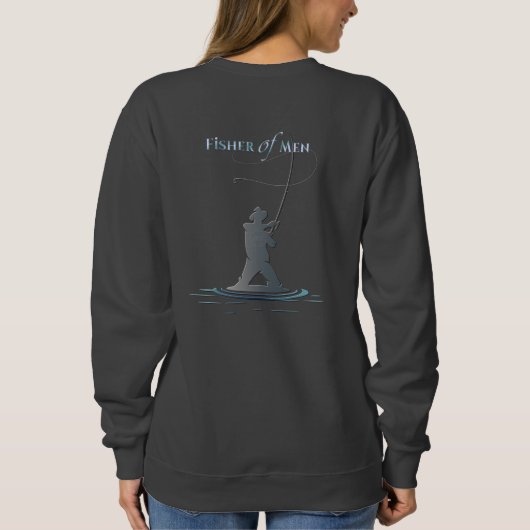 Visser van Mannen | Vrouwen Trui (Achterkant)