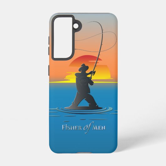 Visser van Mensen Samsung Galaxy Hoesje (Achterkant)