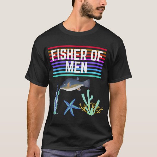 Visser van Mensen T-shirt (Voorkant)