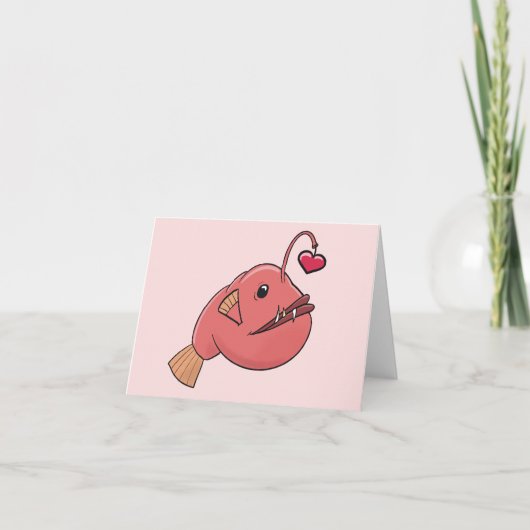 Visser verliefd kaart (Voorkant)