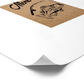 Visser Vist herinneringen Vaderdag Gevist Poster (Hoek)