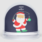 Visser Vist vakantie cadeau Sneeuwbol (Voorkant)